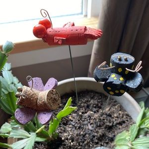 Set of 3 ~ Plant Stakes